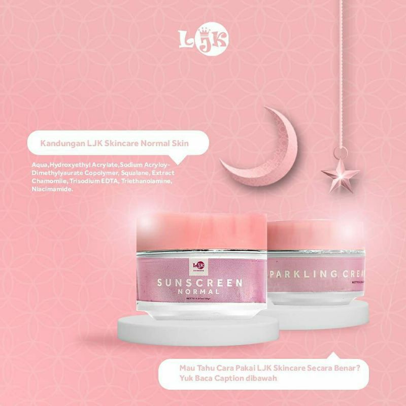 Night cream Ljk skincare pink
