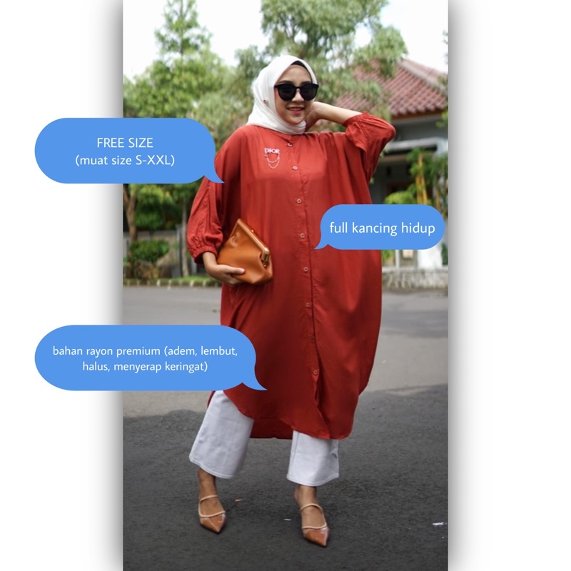 TUNIK KAFTAN | TUNIK JUMBO | TUNIK POLOS | TUNIK KAFTAN WANITA KONDANGAN