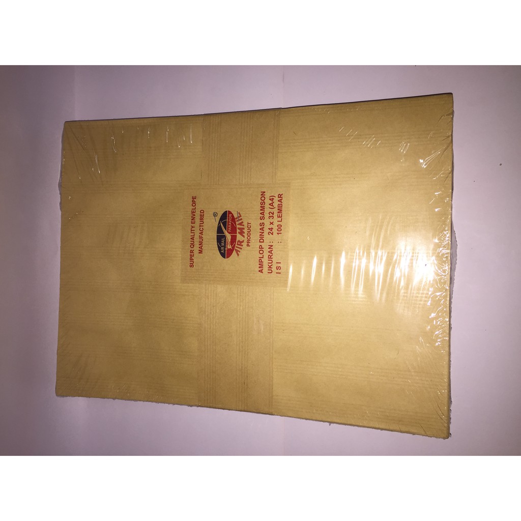 

Amplop Coklat A4 Air Mail (isi 100 lembar)
