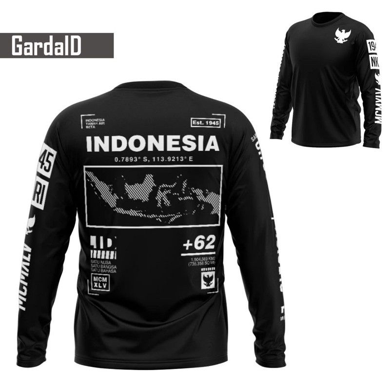 BAJU ATASAN KAOS LENGAN PANJANG PRIA COWOK GARDAID FASHION KEKINIAN