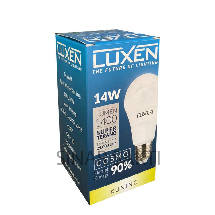 LUXEN LAMPU LED BOHLAM 15W CDL / LUXEN LAMPU LED BOHLAM 14W WW