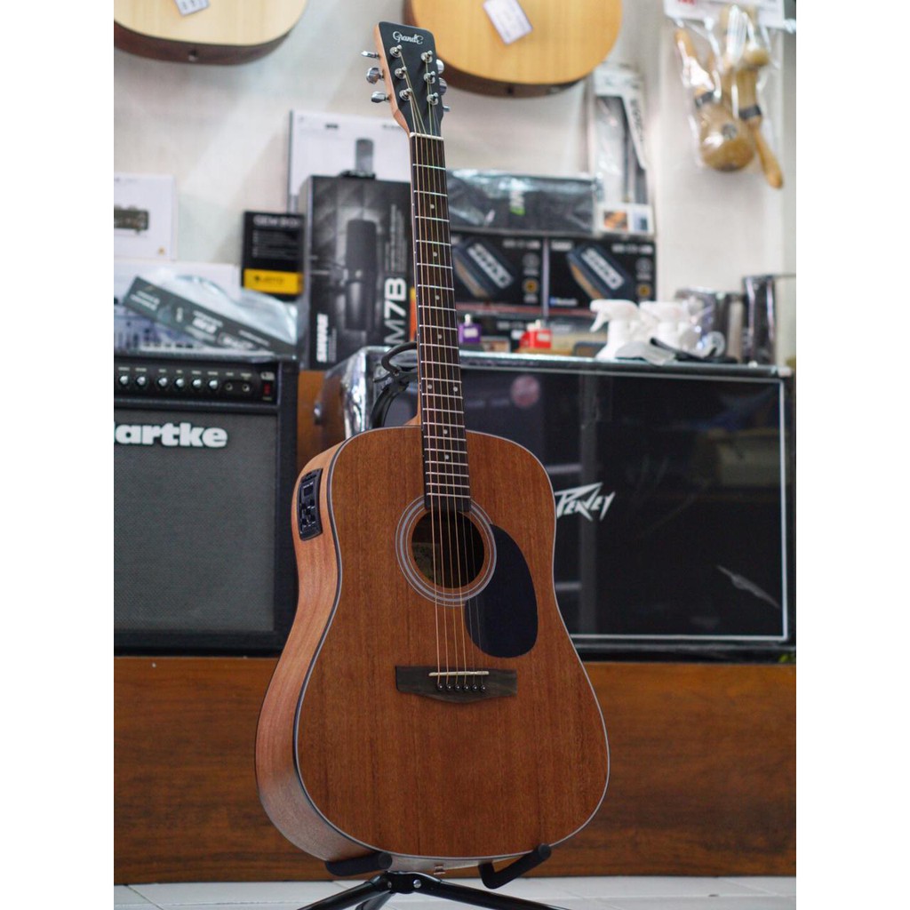 Gitar Grande Akustik Elektrik DE-100NS DE100NS DE 100 NS