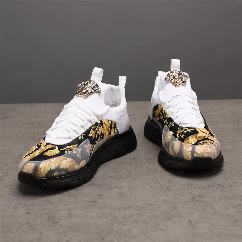 sepatu vers4ce pria mirror sneaker cowok men shoes run away top branded type 2022lv P1SHOES