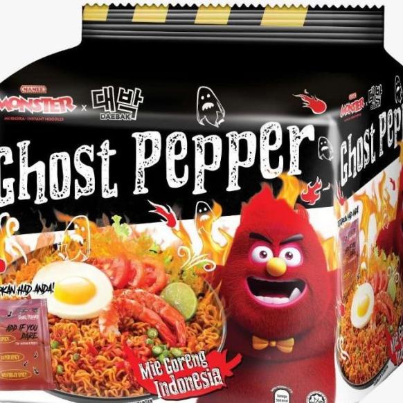 

Mi Instant Mamee Monster Ghost Pepper Mie Goreng Indonesia 4 X 121 Gr