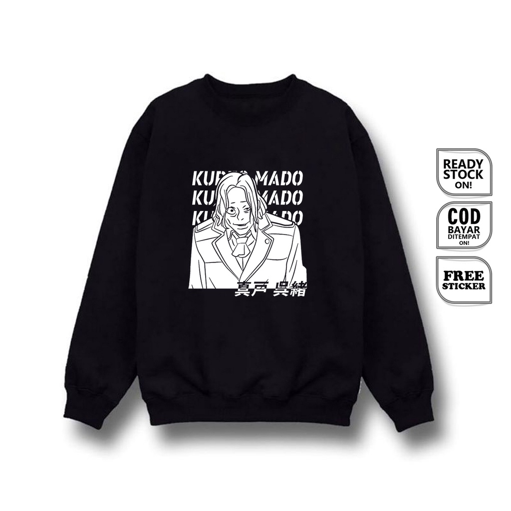 SWEATER ANIME MANGA KUREO MADO TOKYO GHOUL AKIRA SASUKA BAJU JEPANG COSPLAY JAPAN CULTURE TORU KEN KANEKI ETO YOSHIMURA JUUZOU SUZUYA SHUU TSUKIYAMA RIZE KAMISHIRO AYATO KIRISHIMA NISHIKI KISHOU ARIMA TOUKA KIRISHIMA SIGN CLOTH