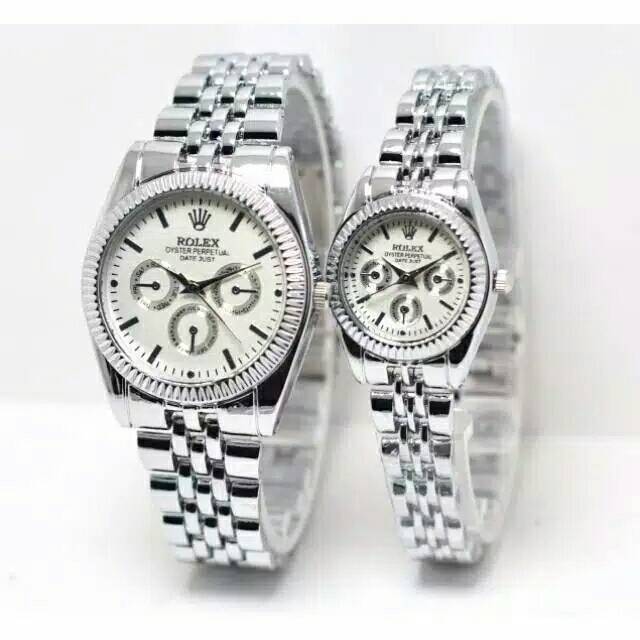 JAM TANGAN COUPLE Kobinasi RX STRAP RANTAI aw