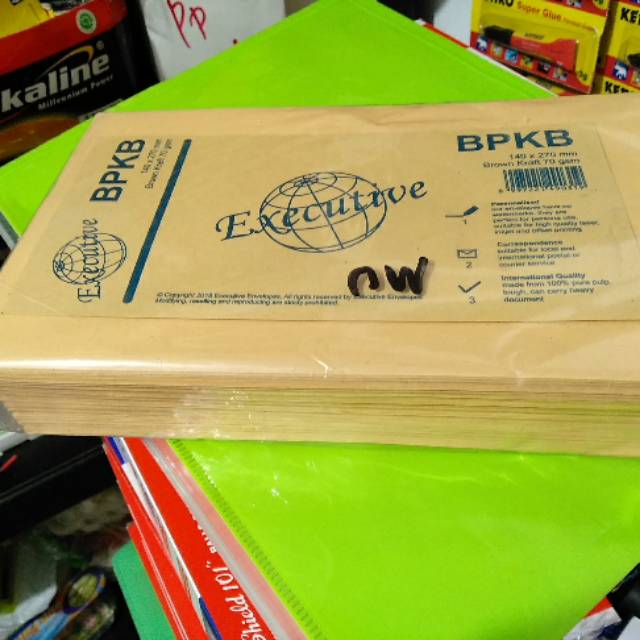 

Amplop Cokelat BPKB Executive