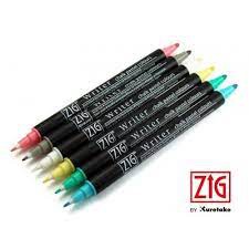 

Zig kuretake memory system calligraphy chalk pastel colours MS 6400