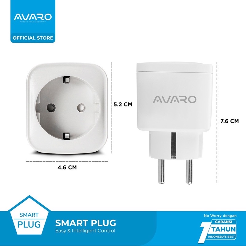 AVARO Smart PLUG WiFi Wireless Colokan - IoT Smart Home