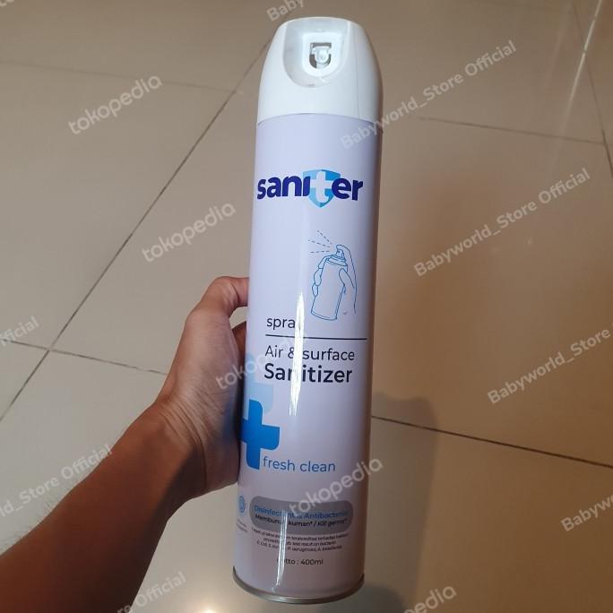 ------] SANITER Sanitizer SPRAY AIR & SURFACE air spray fresh clean 400ml
