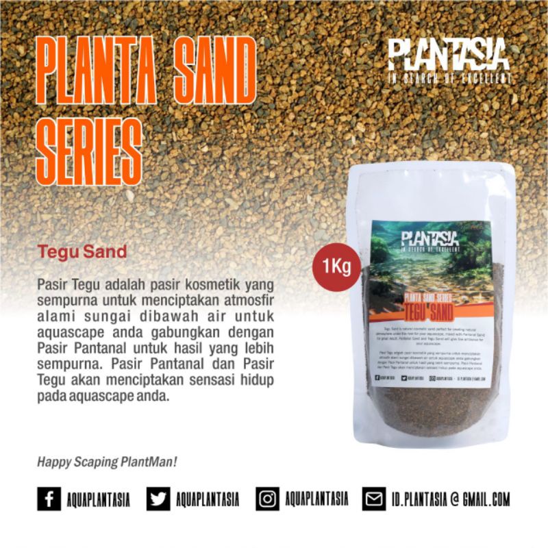 Pasir Tegu Sand 1Kg Plantasia