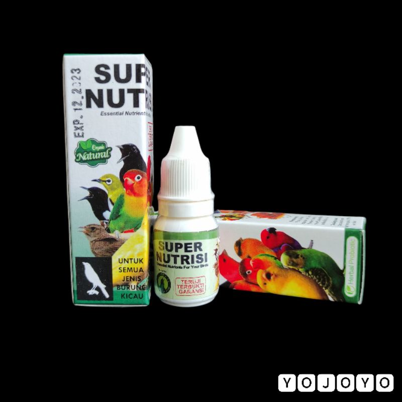 SUPER NUTRISI SEMPATI VITAMIN TINGKATKAN STAMINA NGEKEK BURUNG MURAI KACER KENARI CUCAK LOVEBIRD DLL