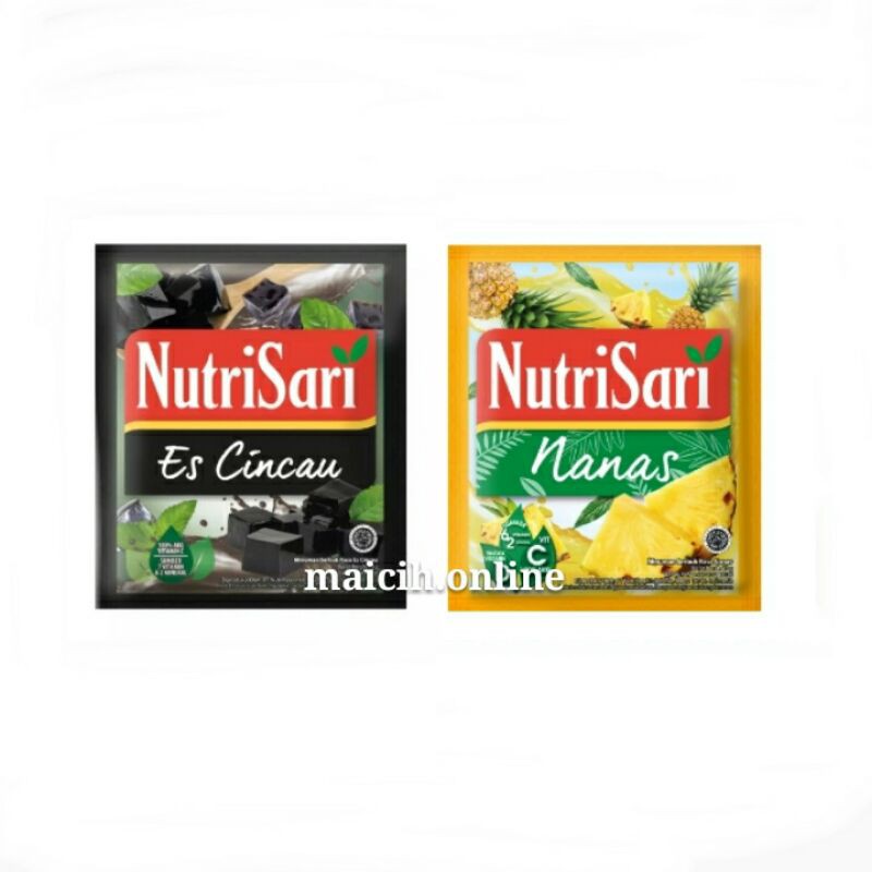 

nutrisari rasa baru cingcau / nanas / semangka (10 saset)