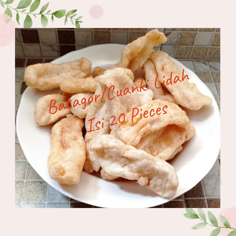 

BATAGOR LIDAH/CUANKI LIDAH/BATAGOR KERING 1 bungkus isi 20.