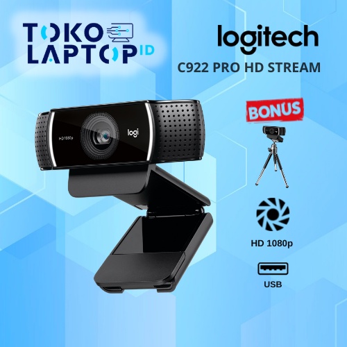 Logitech Webcam C922 HD PRO STREAM RESMI DAN BERGARANSI 100%