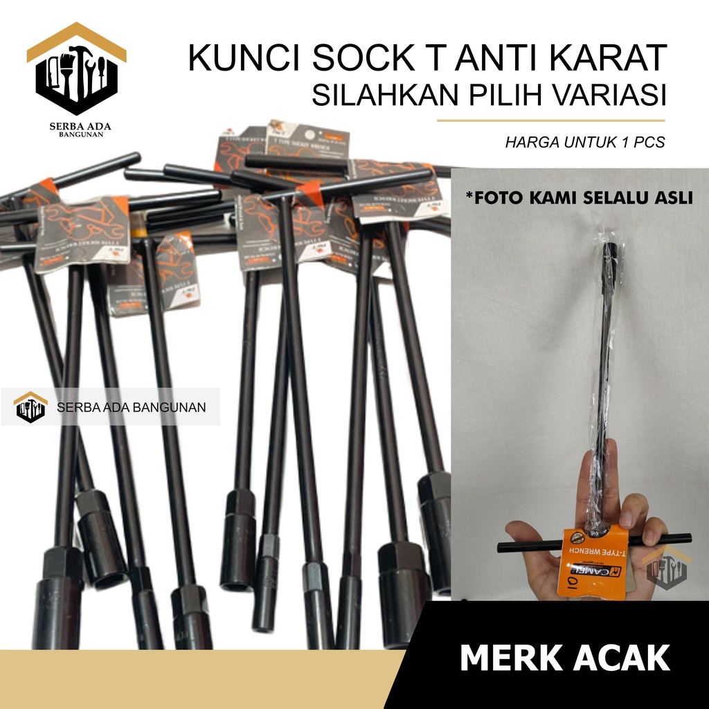 KUNCI T FREED / KUNCI SOCK FREED TOOLS BAGUS / KUNCI T HARGA SATUAN 8,10,12,14mm