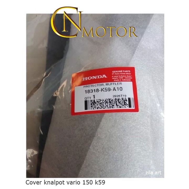 Cover Pelindung Kanlpot Vario 150 18318 K59 A10 ori
