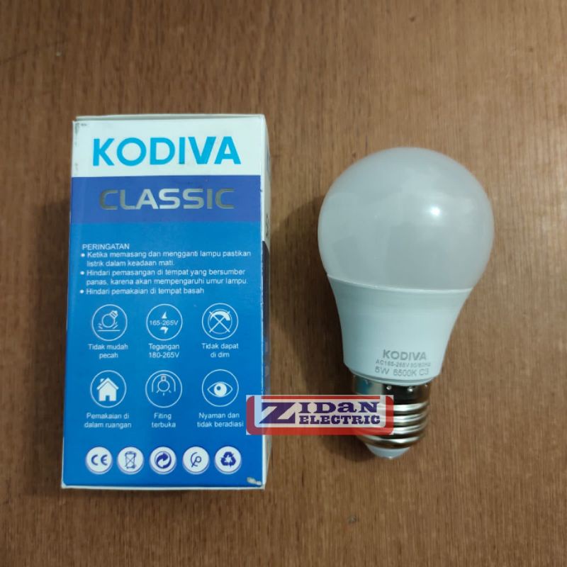 Lampu Led Bulb 5 Watt / Lampu Bohlam Led Bulb 5W Kodiva