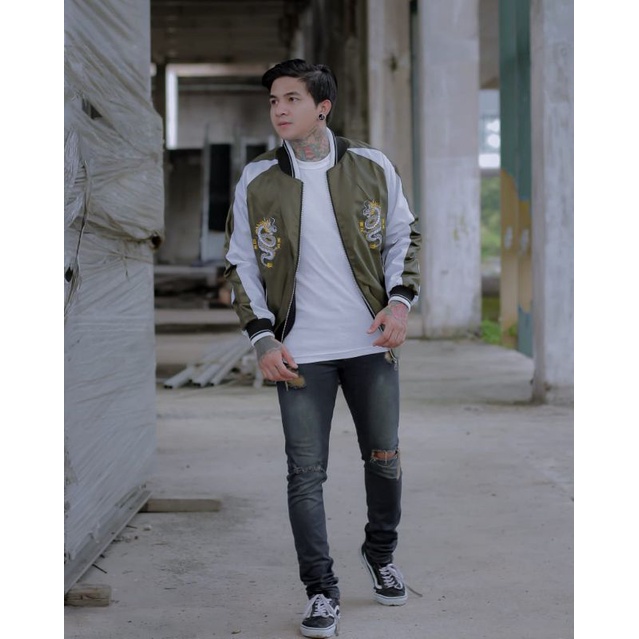 bomber sukajan/pria/army/termurah