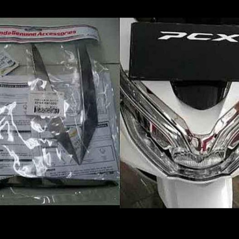 Garnish Lampu Depan PCX150 Lokal Original