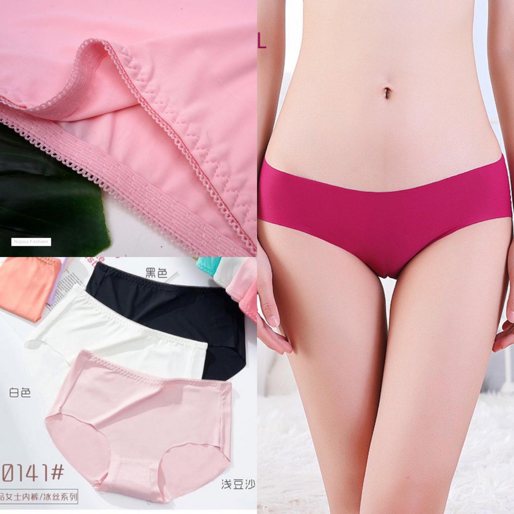 VS - Celana Dalam Wanita / CD DALAMAN WANITA  Sutra Celana Brief Seamless Ukuran Besar SALE  50141