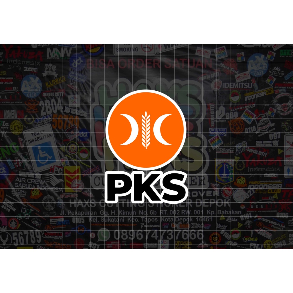 Cutting Sticker Logo PKS Baru Ukuran Varian