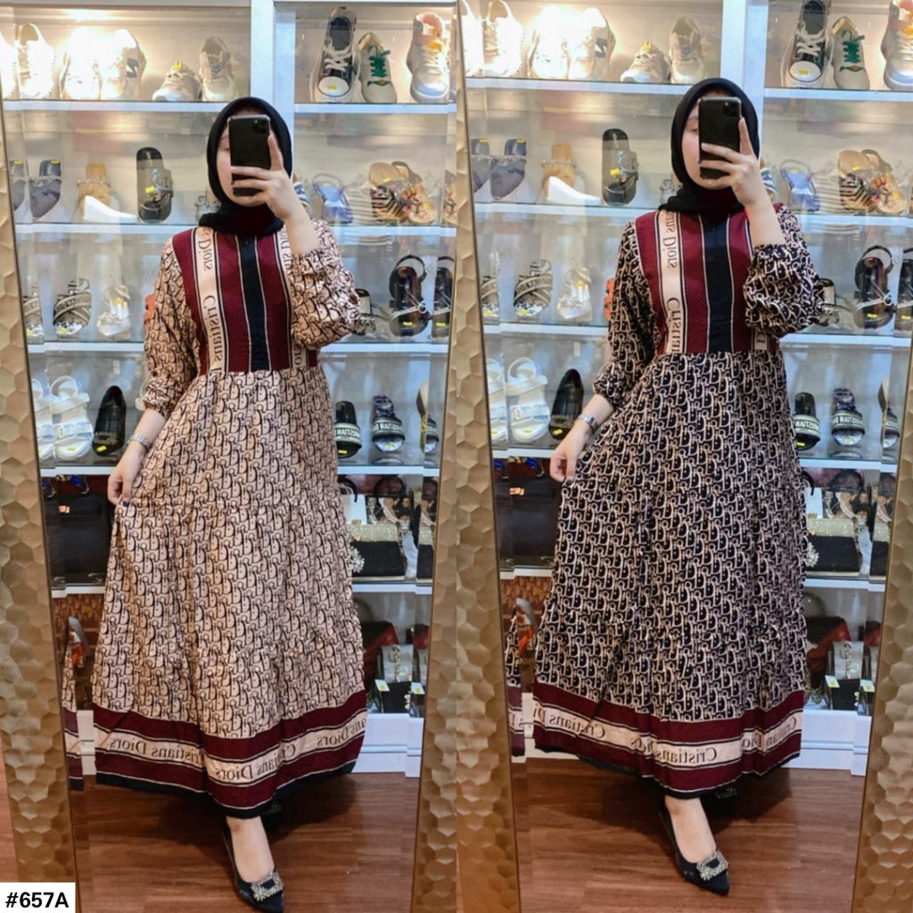Gamis Jumbo Rayon Dior 657 A