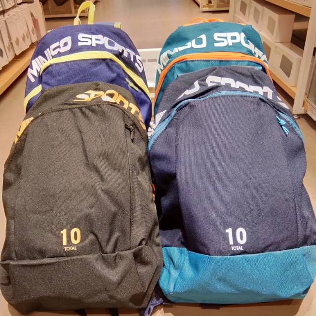 Tas pria | large sport backpack miniso