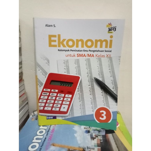 buku ekonomi 3 kelas 12 SMA Erlangga esis