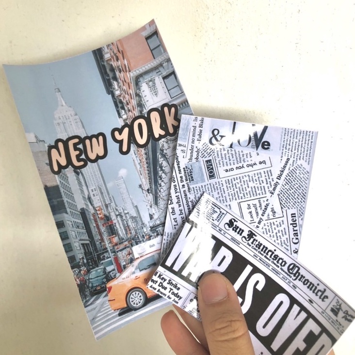 

[ISI 14] STICKER White theme journalling/sticker bujo