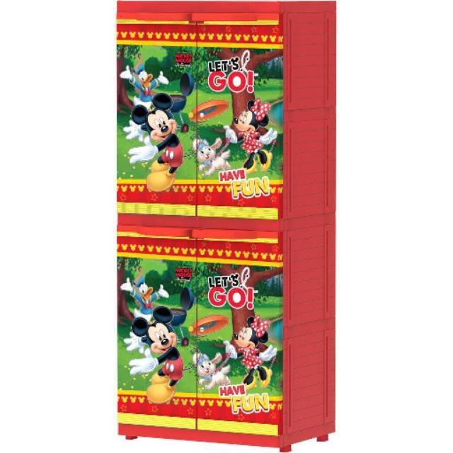 Lemari Plastik Angry bird Mickey power puff