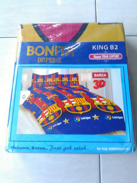 Sprei Bonita 3d Bantal 2 Ukuran 180/160x200