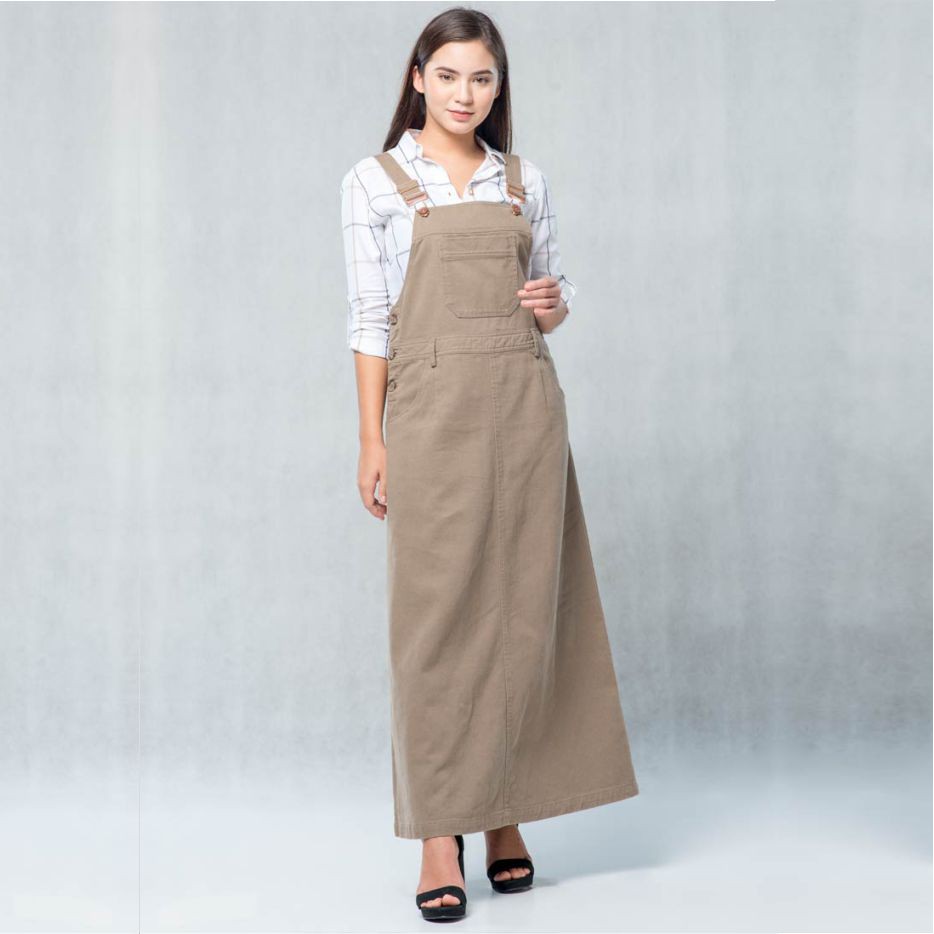 C2 Zamita Khaki Overall Wanita