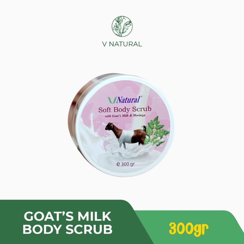 V NATURAL Body Scrub Goat's Milk 300ml