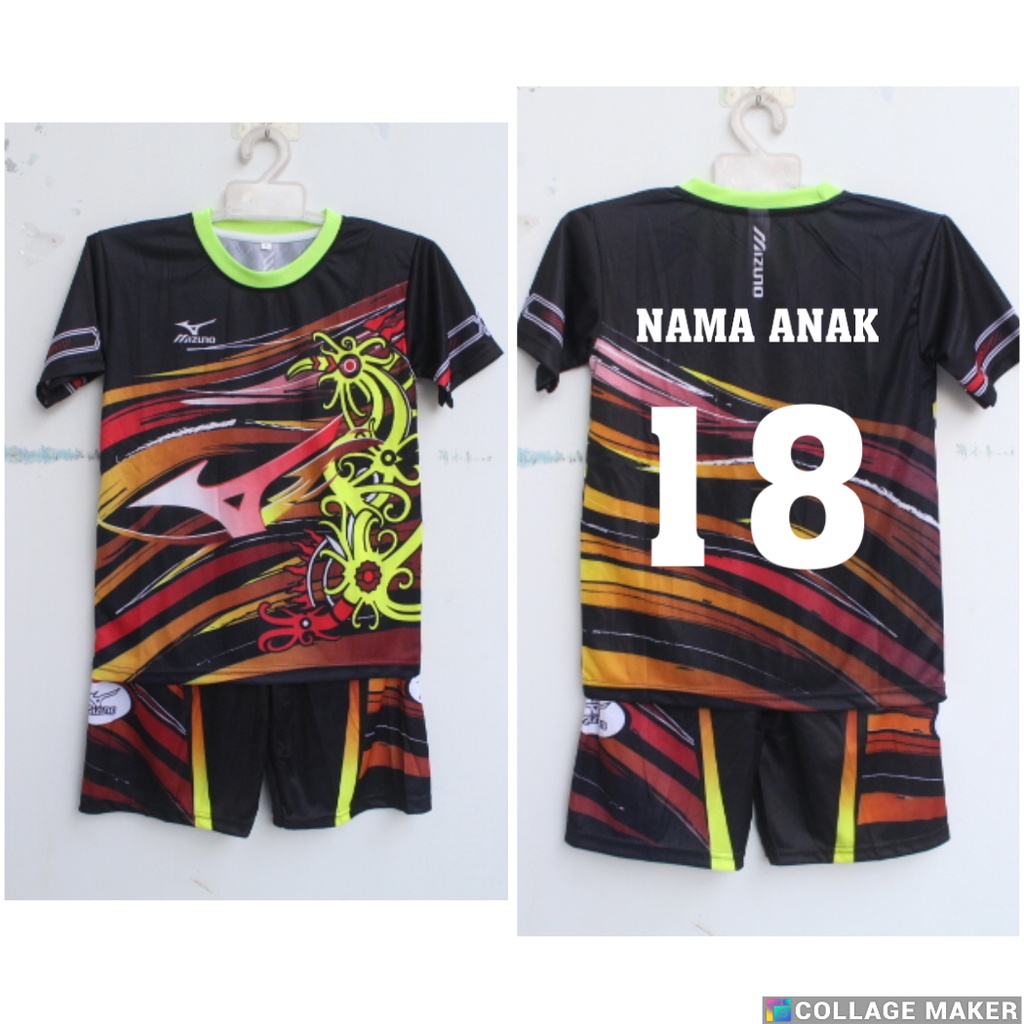 Jersey setelan baju volli Jersey baju voli anak