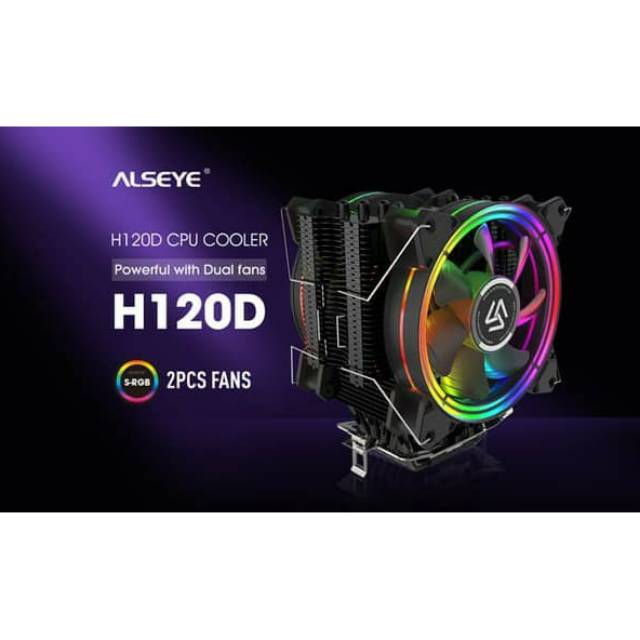 Alseye Halo H120D CPU Cooler RGB Universal Platform