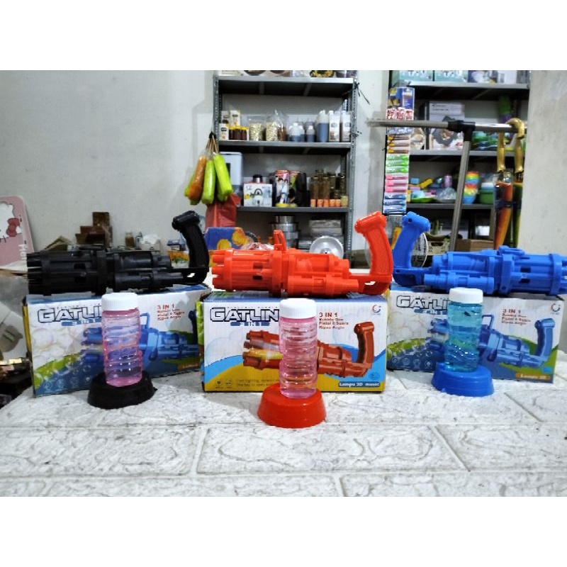 MAINAN-BUBBLE GUN MURAH-MAINAN ANAK-BUBBLE GUN-SENJATA BUBBLE-MAINAN GELEMBUNG-PISTOL GELEMBUNG ANAK