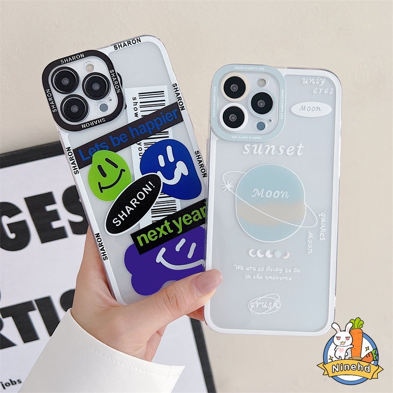 Casing Samsung Galaxy A03s A12 A13 A32 A22 A23 A33 A73 A53 A21s A02s A02 A72 A52 A52s A20 A30 A50 A50s A30s A71 A51 A31 A11 M11 M02s M02 M12 M22 M32 M33 M53 S20 S21 FE S22 Plus Ultra Fashion Clear Phone Case Shockproof Protection Camera Protective Cover