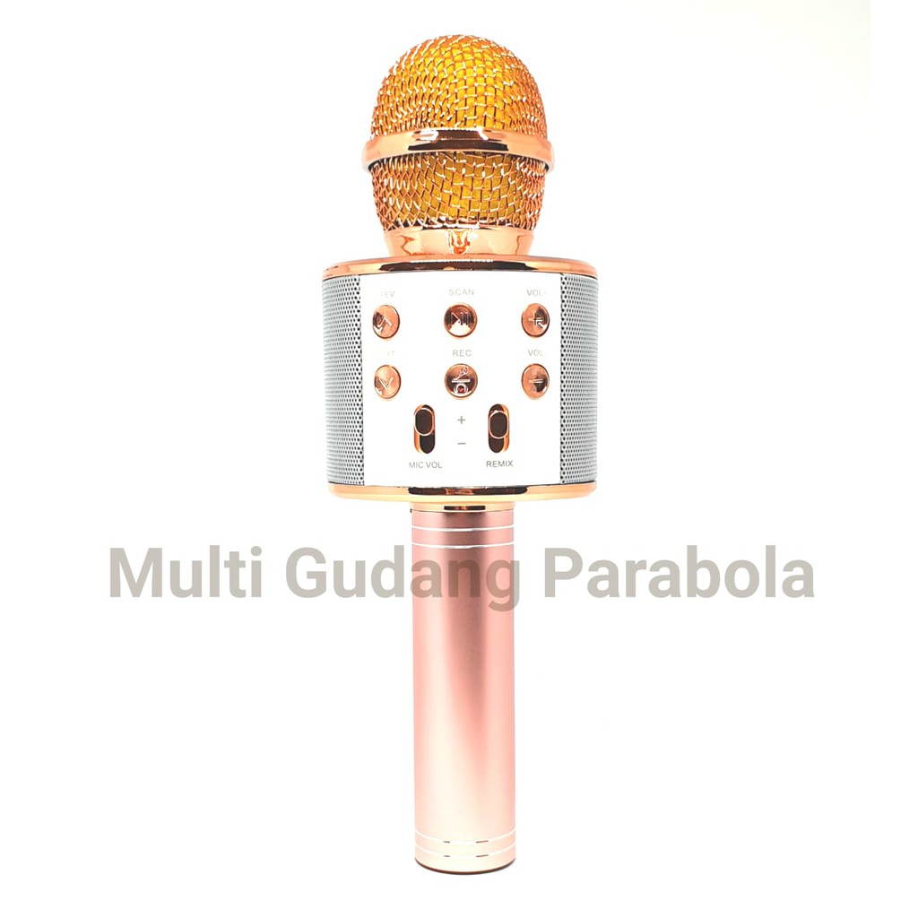 Mic WS 858 karaoke bluetooth wireless Portable