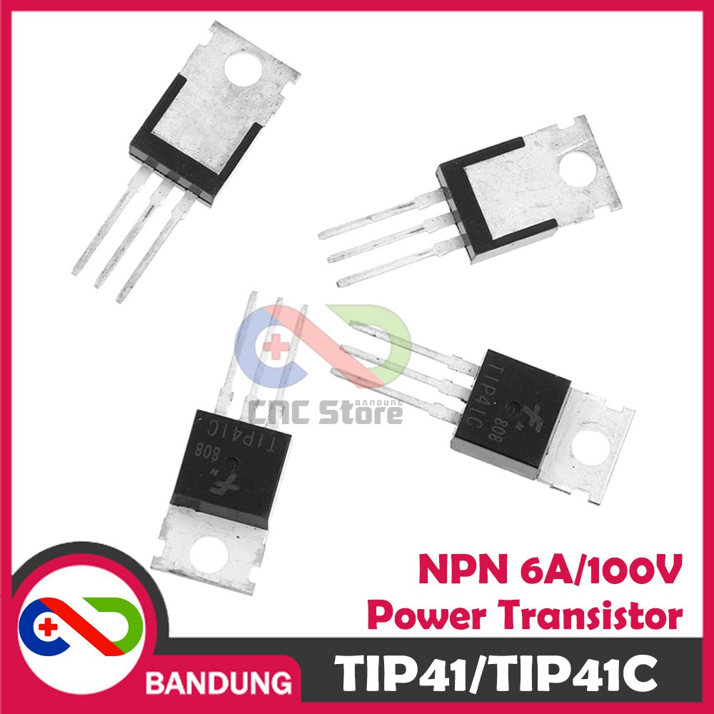 TIP41 TIP41C TO-220 6A/100V/65W NPN POWER TRANSISTOR