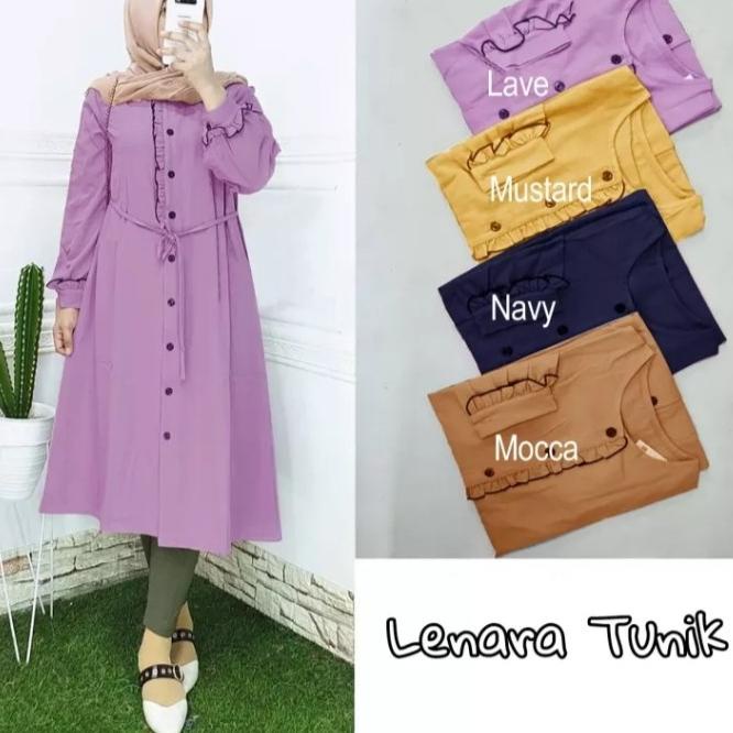 Tdr31au22n ‣ baju tunik wanita / tunik Atasan /fashion wanita / lenara tunik/L-XL
