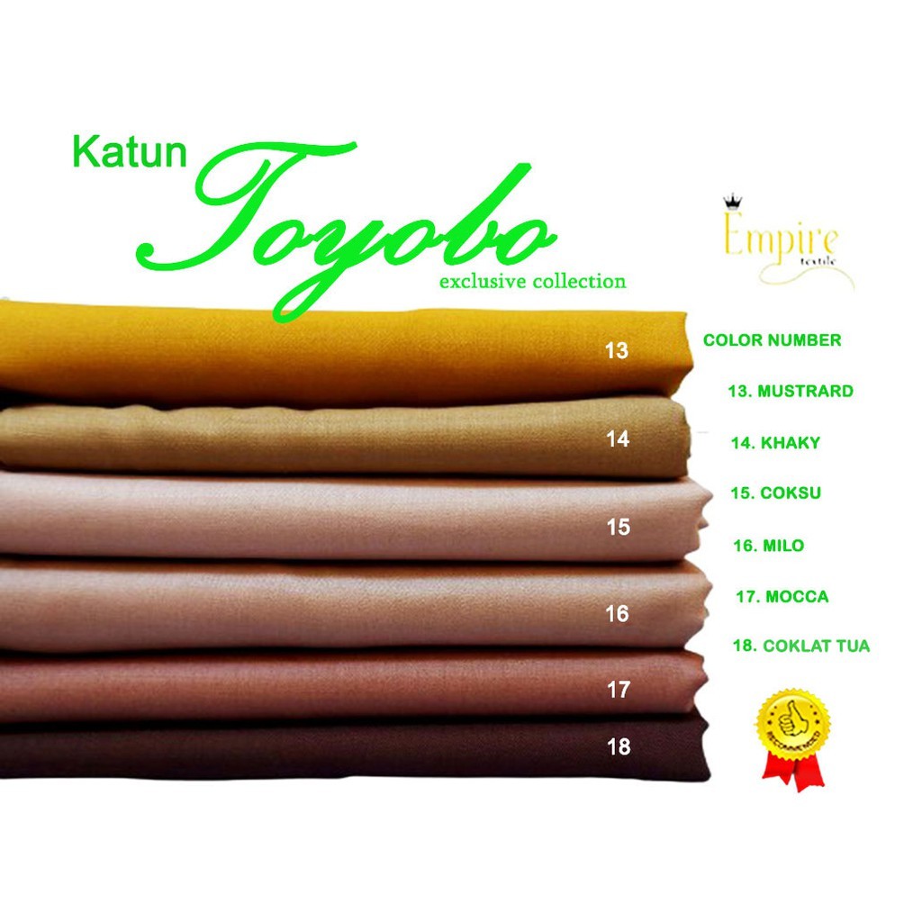 KAIN KATUN TOYOBO ROYAL MIX PER 1 METER