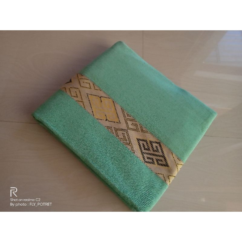 KAIN TENUN TORAJA JEPARA TENUN JEPARA MURAH KAIN ETNIK PARUKI HIJAU MINT