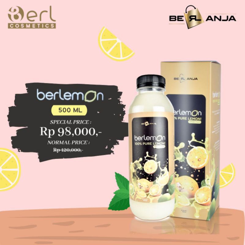 

500ml - BERLEMON - 100% PURE LEMON CONCENTRATE