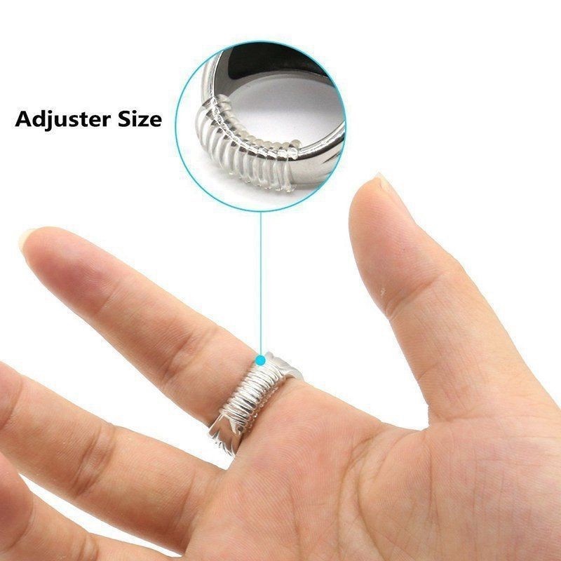 1pcs Pack Invisible Ring Size Adjuster for Loose Rings / Spiral Based Clear Any Ring Size Adjuster Tools