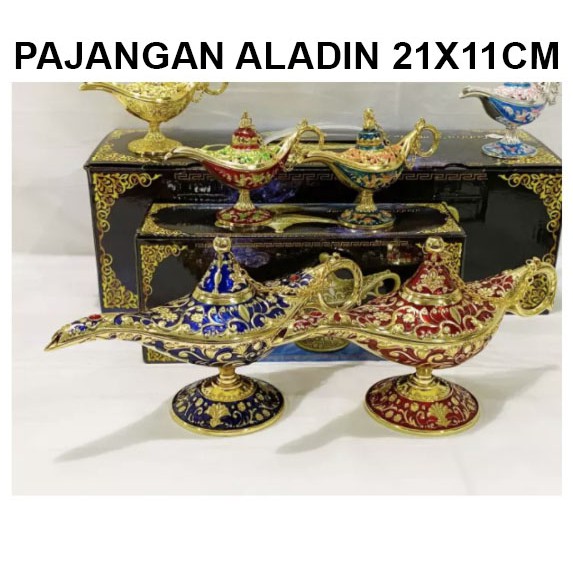 Hiasan Pajangan Aladin Arab Warna Gold 21x11CM/PC