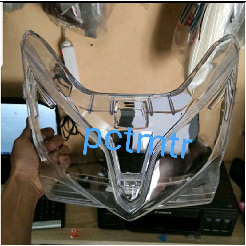 KACA MIKA LAMPU DEPAN VARIO TECHNO 125 KZR TAHUN 2012 2013 2014