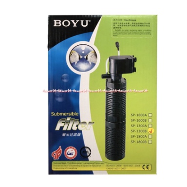 Boyu Submersible Filter Sp 1300B Alat Filter Aquarium Penyaring Di Dalam Akuarium SP-1300B Boyyu Filters