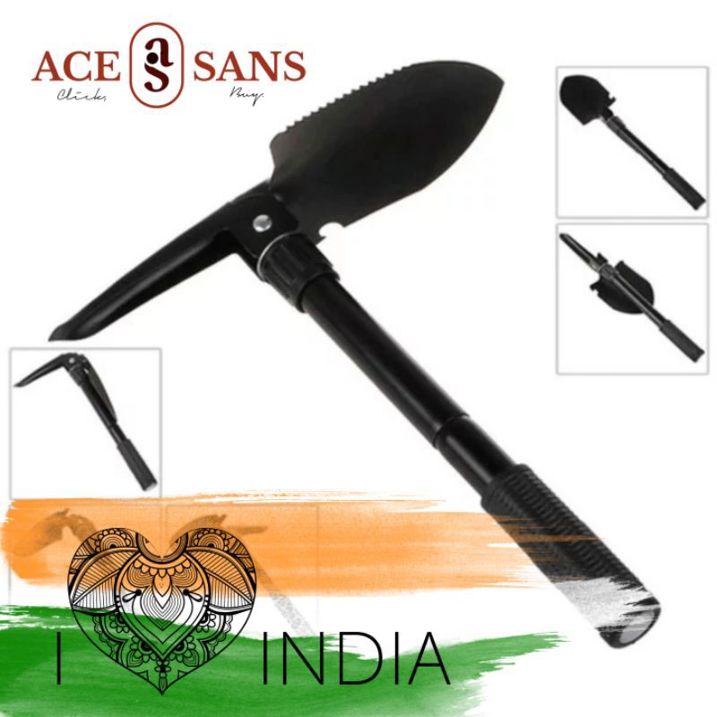 Sekop Lipat Militer Portable I Sekop I Sekop Lipat I Sekop Portable I Peralatan Survival I Perkakas