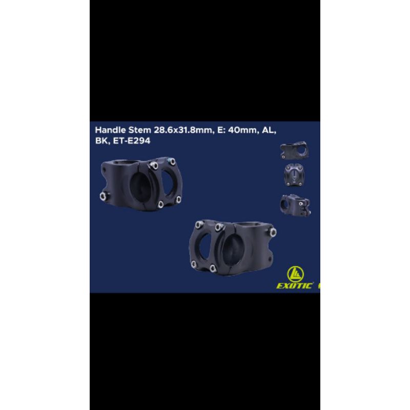 stem sepeda gunung, mtb, roadbike 31,8mm oversize exotic